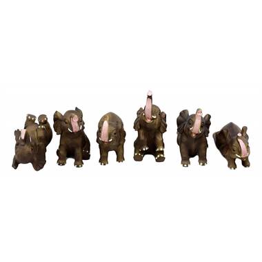 Design Toscano See, Hear, Speak No Evil Elephant Trio Figurine